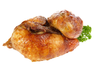 Halbes Grillhuhn
